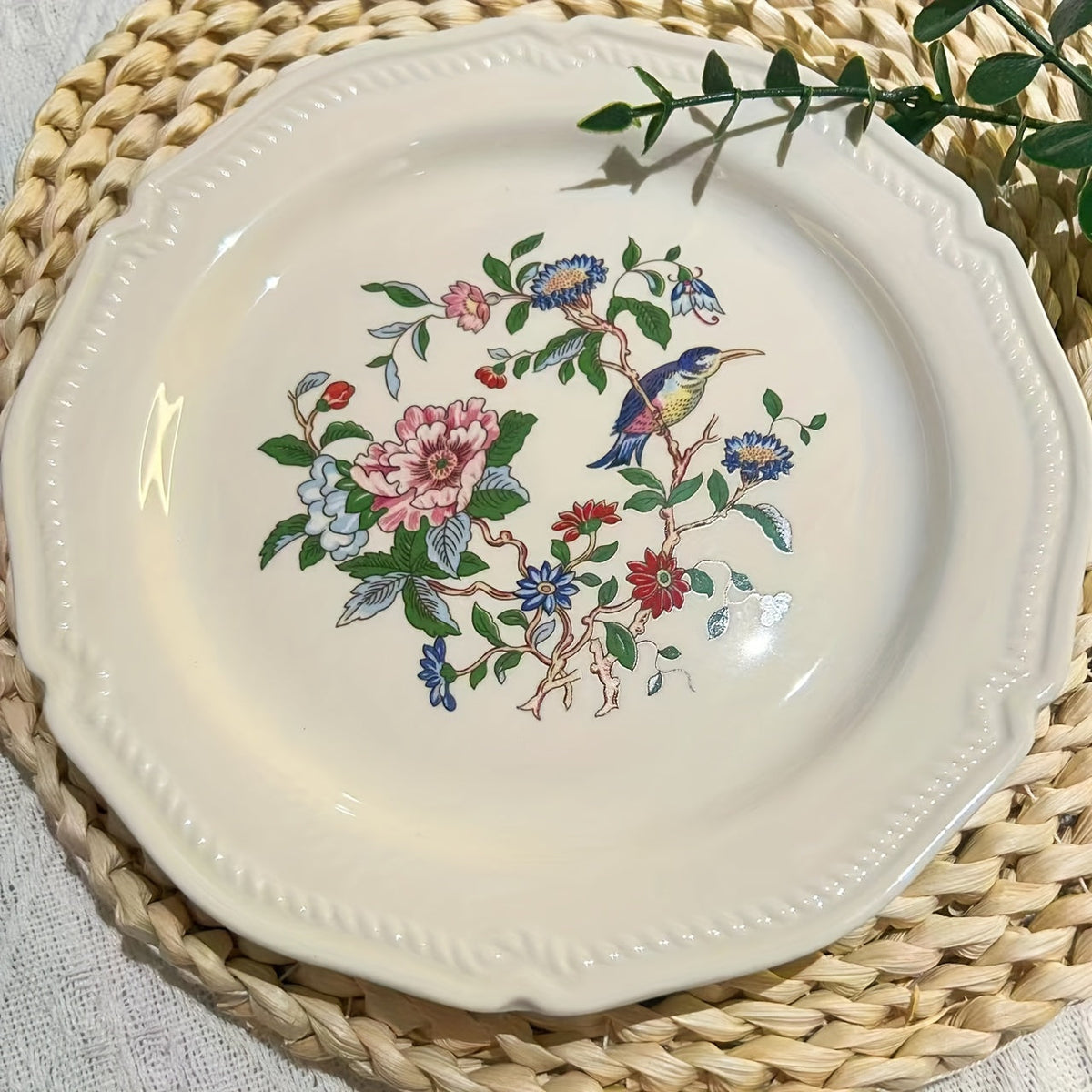 NordicInspired Ceramic Plates  Versatile Dining Set of 2