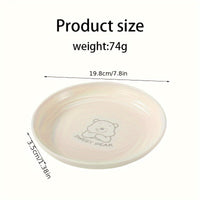 Nordic Bear Pattern Reusable Plates  268 Piece Set