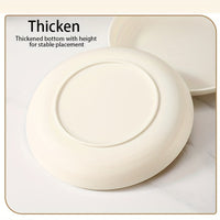 Nordic Bear Pattern Reusable Plates  268 Piece Set