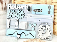 Mini Busy Board Pastel Blue