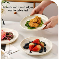 Nordic Bear Pattern Reusable Plates  268 Piece Set