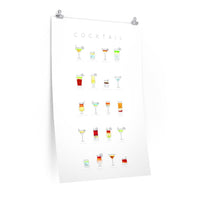 Cocktails Art Poster Decor