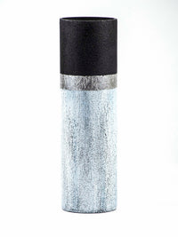 Blue stone imitation vase | Glass vase for flowers | Cylinder Vase |