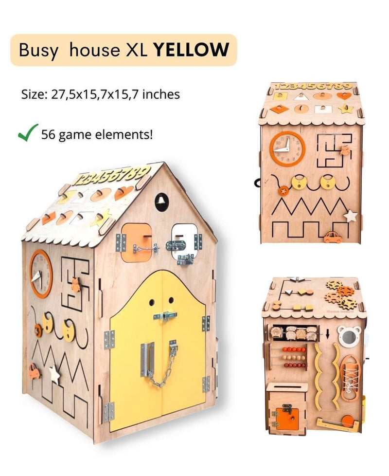 Bestseller! Large Busy Board House