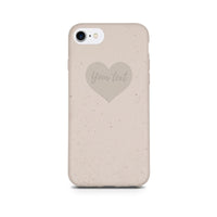 Biodegradable Personalized Phone Case - Natural White