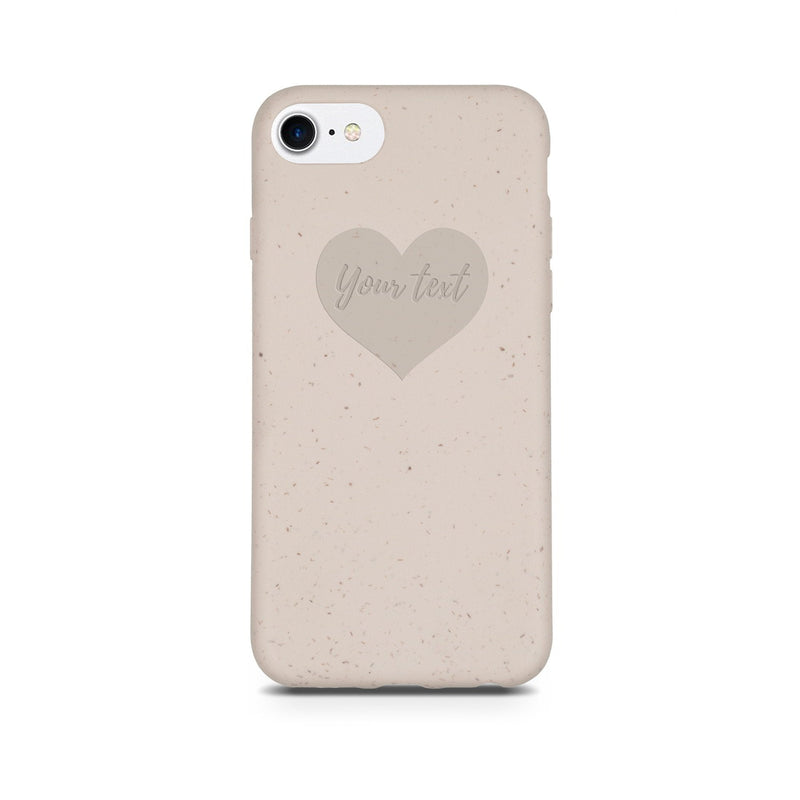 Biodegradable Personalized Phone Case - Natural White
