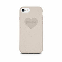 Biodegradable Personalized Phone Case - Natural White