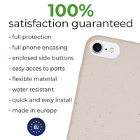Biodegradable Personalized Phone Case - Natural White