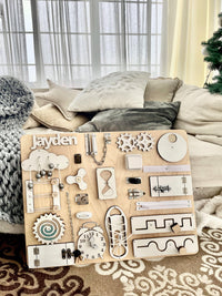 Busy Board MAXI (white wood)