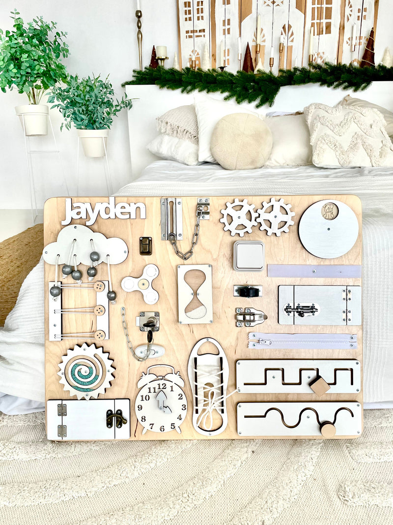 Busy Board MAXI (white wood)