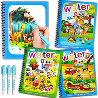 Magical Book Water Drawing Montessori Toys Reusable Coloring Book
