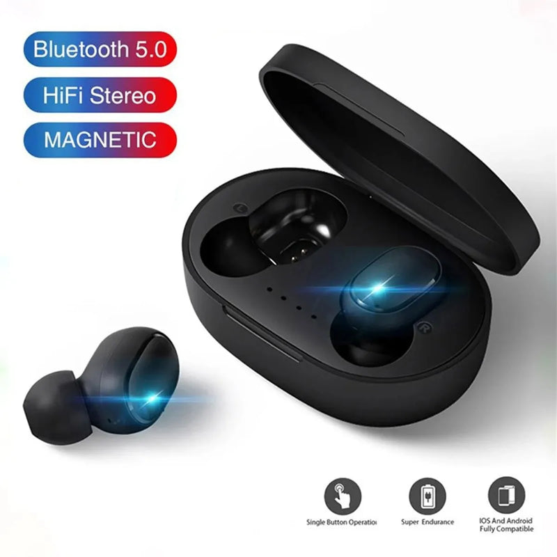 TWS A6S Wireless Bluetooth Headset Earbuds Noice Cancelling Earphone