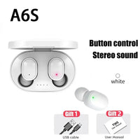 TWS A6S Wireless Bluetooth Headset Earbuds Noice Cancelling Earphone
