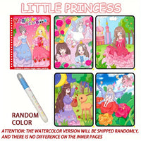 Magical Book Water Drawing Montessori Toys Reusable Coloring Book
