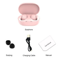 TWS A6S Wireless Bluetooth Headset Earbuds Noice Cancelling Earphone