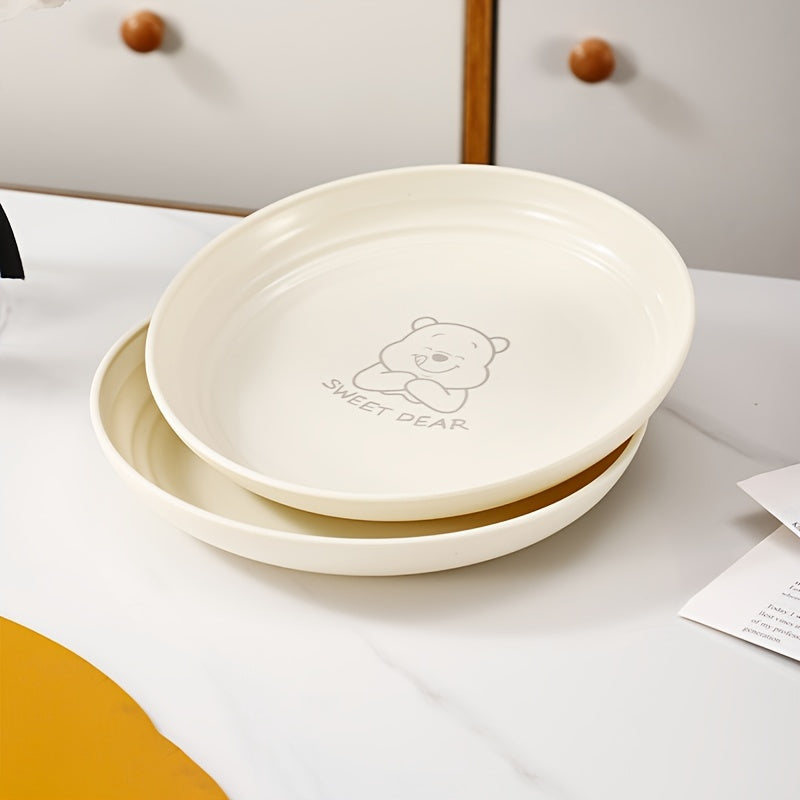 Nordic Bear Pattern Reusable Plates  268 Piece Set