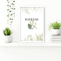 Wall art for the bathroom | Set of 3 art prints