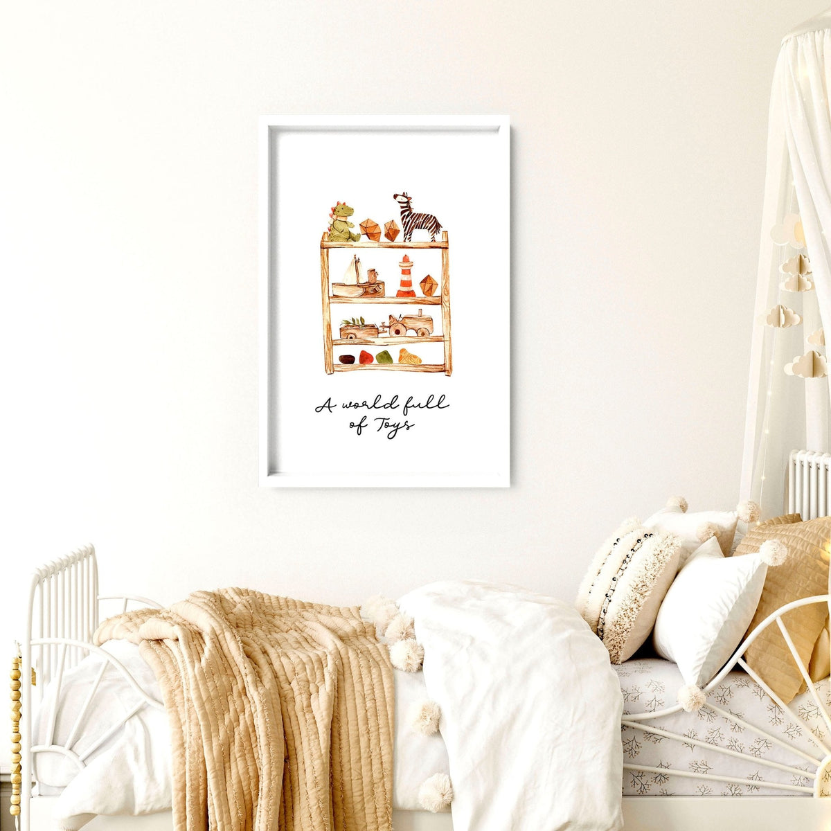 Prints for a nursery | Bohemian decor wall art print