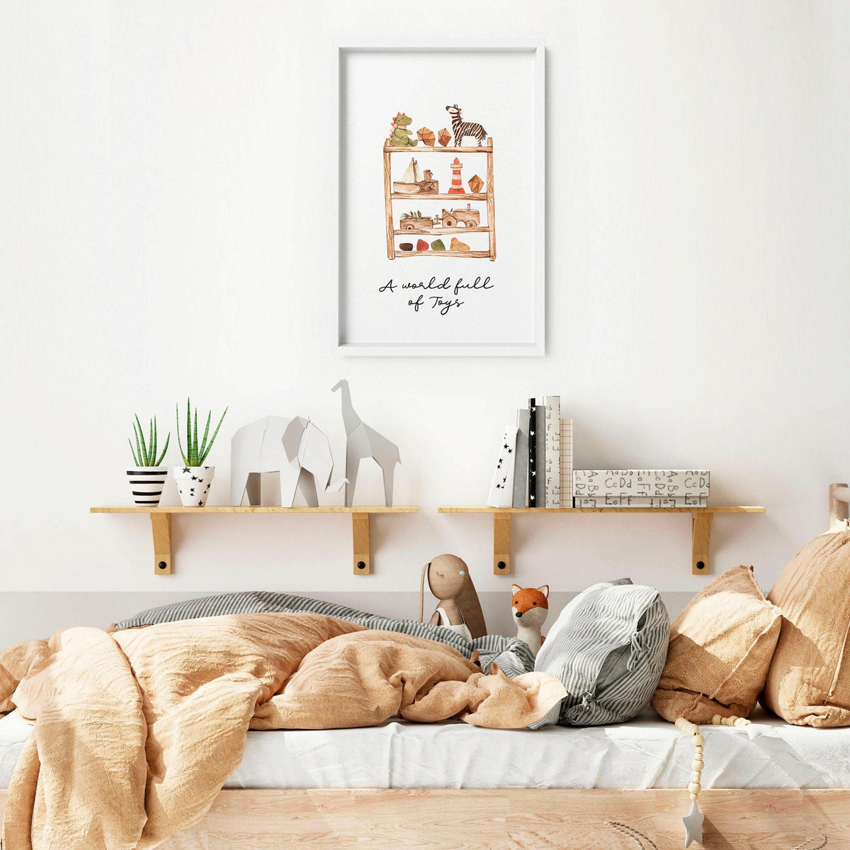 Prints for a nursery | Bohemian decor wall art print