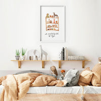 Prints for a nursery | Bohemian decor wall art print
