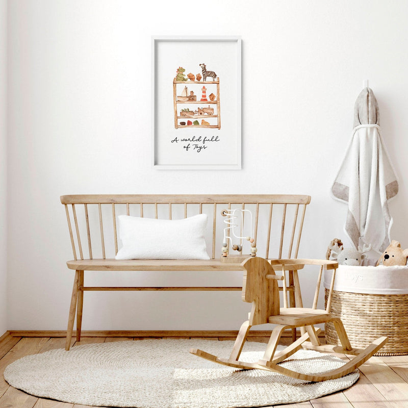 Prints for a nursery | Bohemian decor wall art print