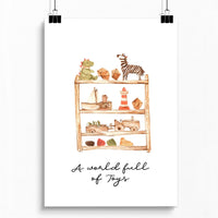 Prints for a nursery | Bohemian decor wall art print