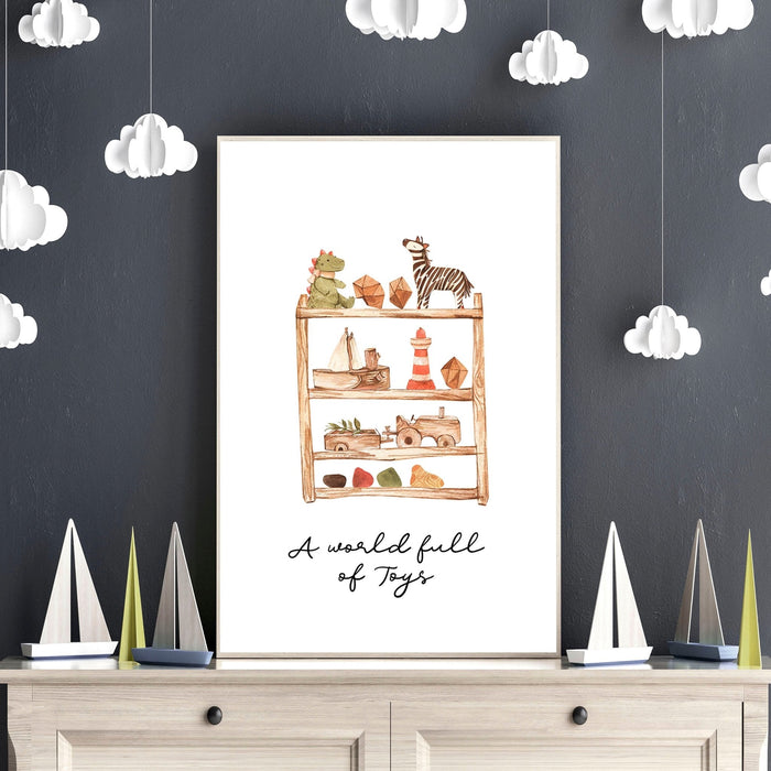 Prints for a nursery | Bohemian decor wall art print