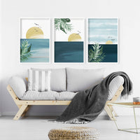 Tropical wall art | Set of 3 wall art prints