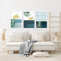 Tropical wall art | Set of 3 wall art prints