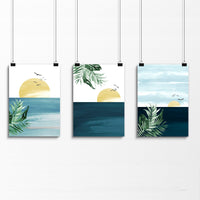 Tropical wall art | Set of 3 wall art prints