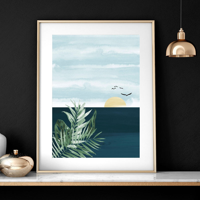 Tropical wall art | Set of 3 wall art prints