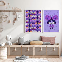 Butterflies wall art | set of 2 Wall art for Nursery