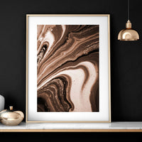 Copper Wall art | set of 3 framed wall art prints