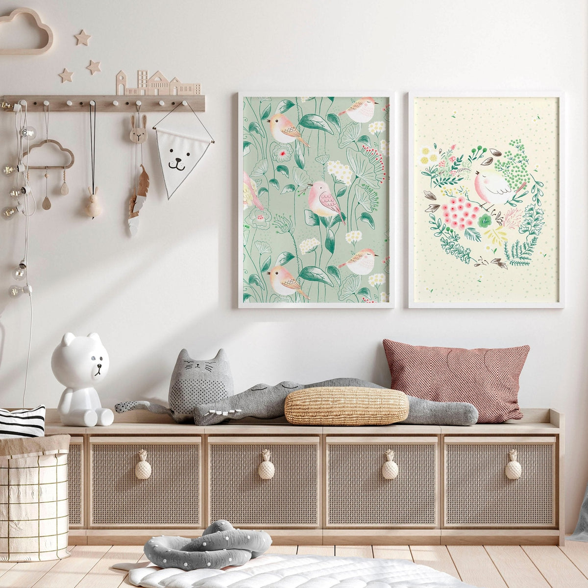 Nursery wall art | set of 2 wall art prints