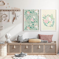 Nursery wall art | set of 2 wall art prints