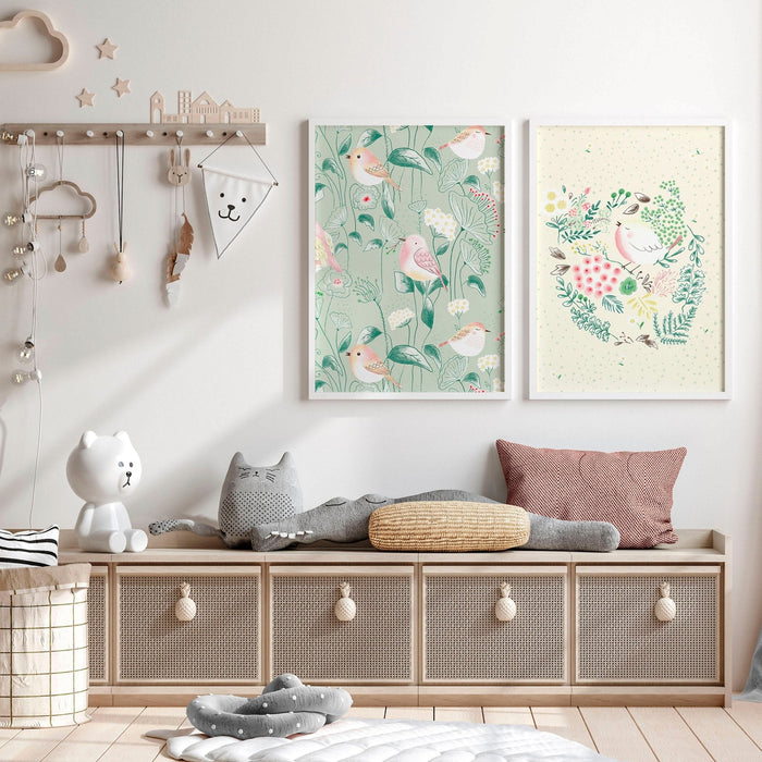 Nursery wall art | set of 2 wall art prints
