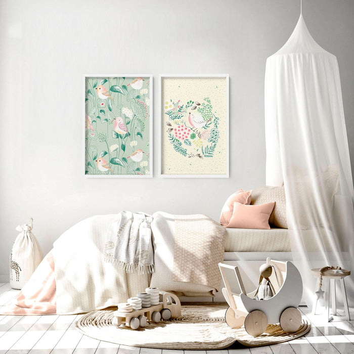 Nursery wall art | set of 2 wall art prints
