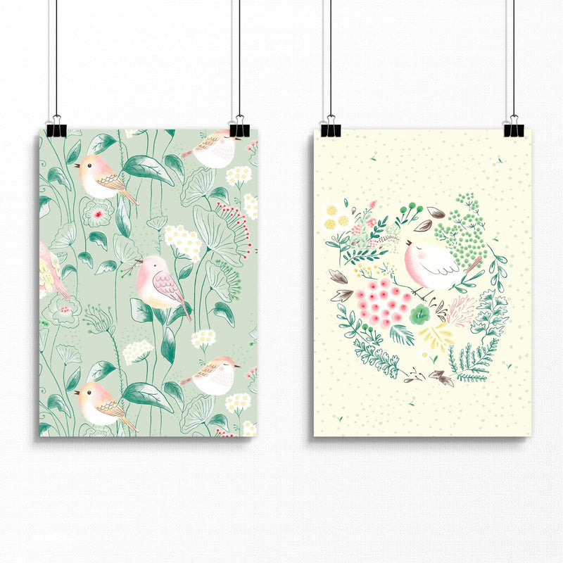 Nursery wall art | set of 2 wall art prints