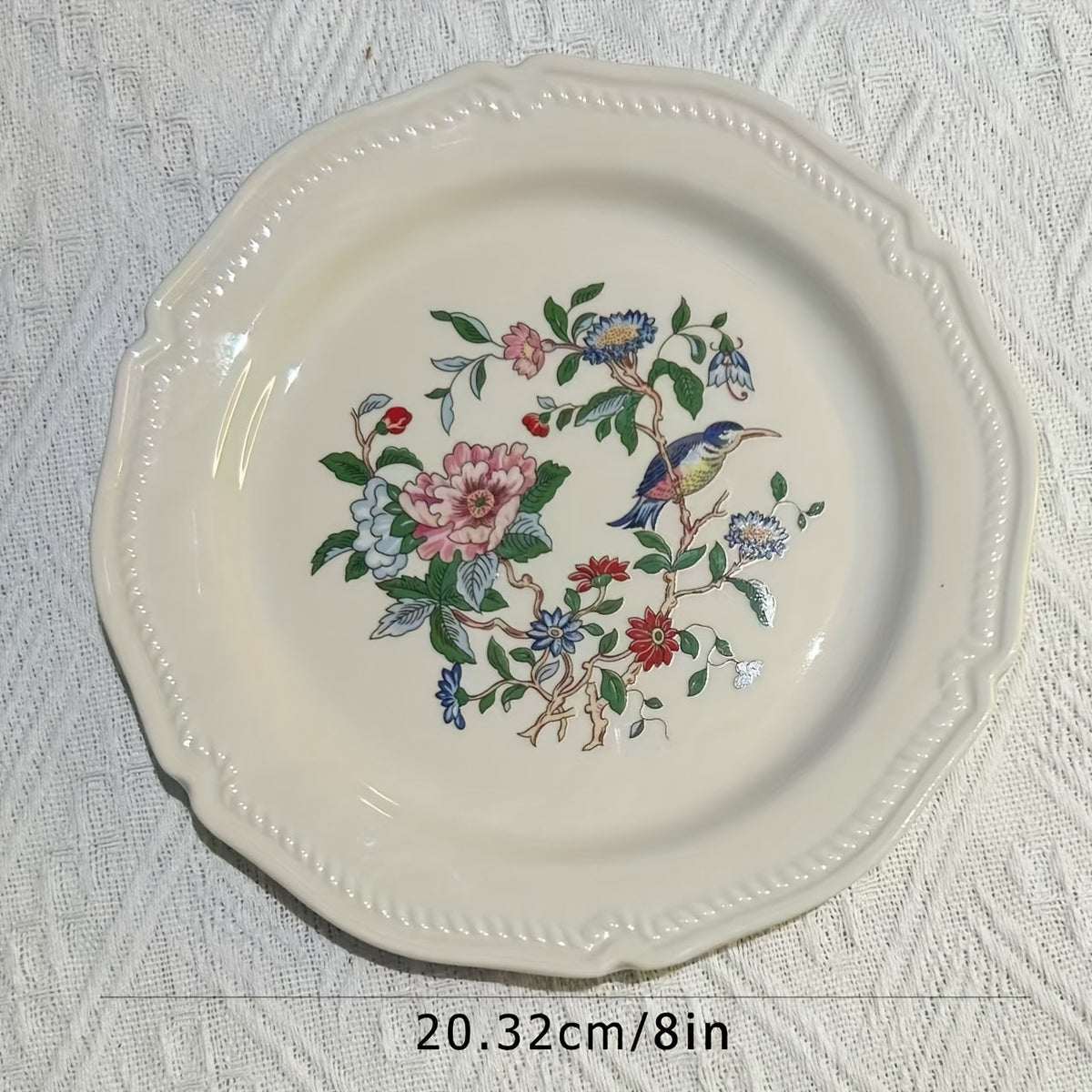 NordicInspired Ceramic Plates  Versatile Dining Set of 2