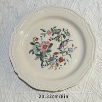 NordicInspired Ceramic Plates  Versatile Dining Set of 2