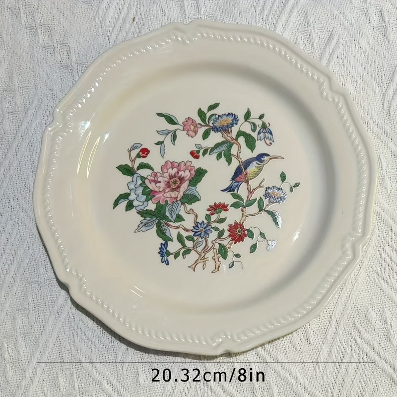 NordicInspired Ceramic Plates  Versatile Dining Set of 2