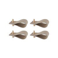Leather napkin rings (set of 4)