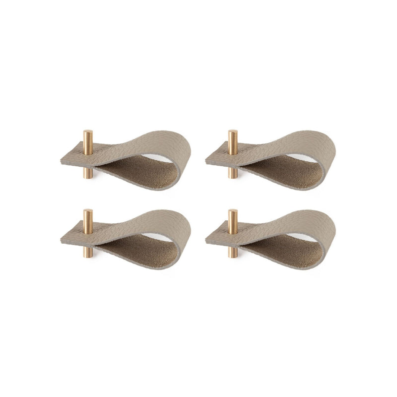 Leather napkin rings (set of 4)
