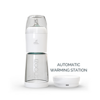 Snoozi Set: Baby Night Bottle + Automatic Bottle Warmer