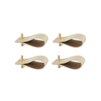 Leather napkin rings (set of 4)