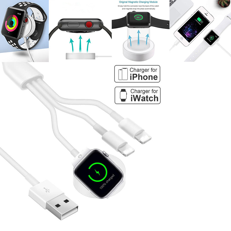 3 vienā bezvadu lādētājs Ātrais lādētājs USB kabelis