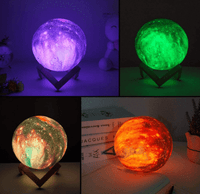 3D Printing Moon Lamp Galaxy Moon Light with Remote Control
