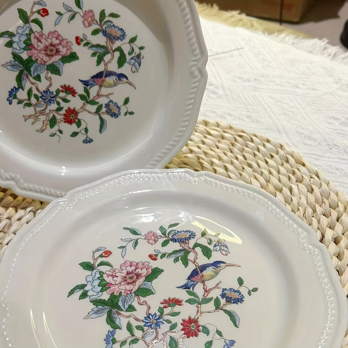 NordicInspired Ceramic Plates  Versatile Dining Set of 2