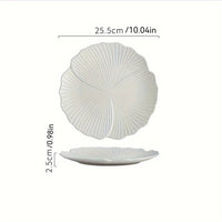 Premium White Ceramic Dinner Plates for Gourmet Dining