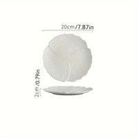 Premium White Ceramic Dinner Plates for Gourmet Dining